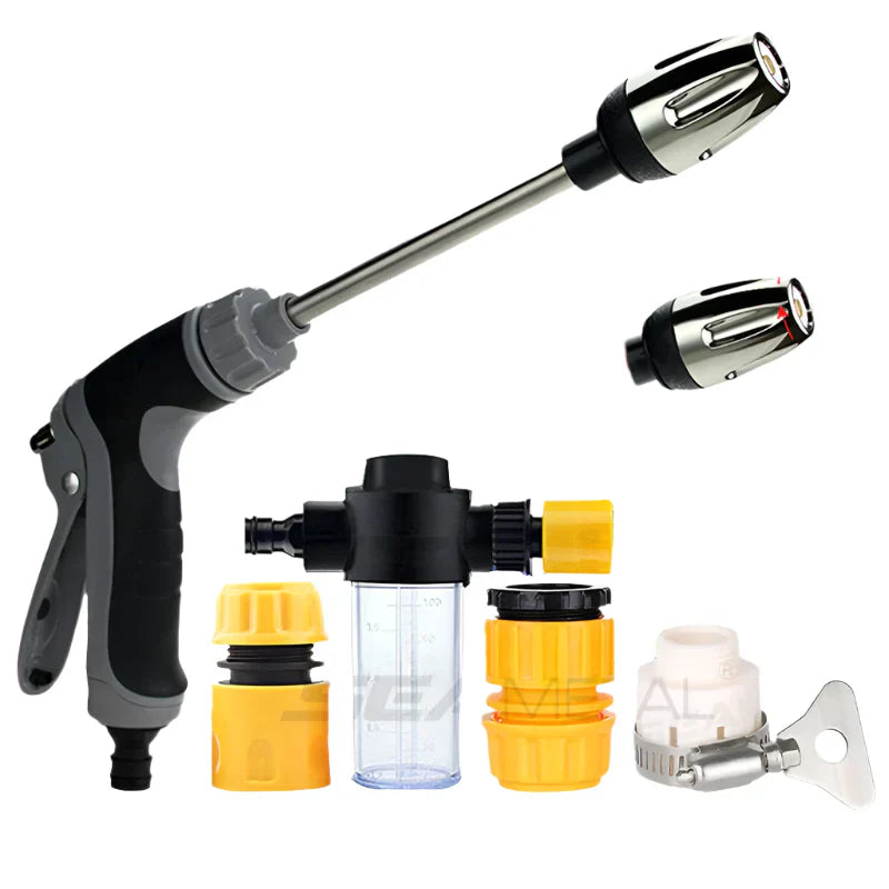 High Pressure Car Wash Gun Adjustable Foam Sprayer Black-2