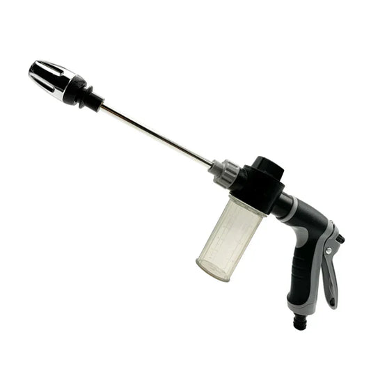 High Pressure Spray Water Gun Multipurpose Car Wash Silver-0