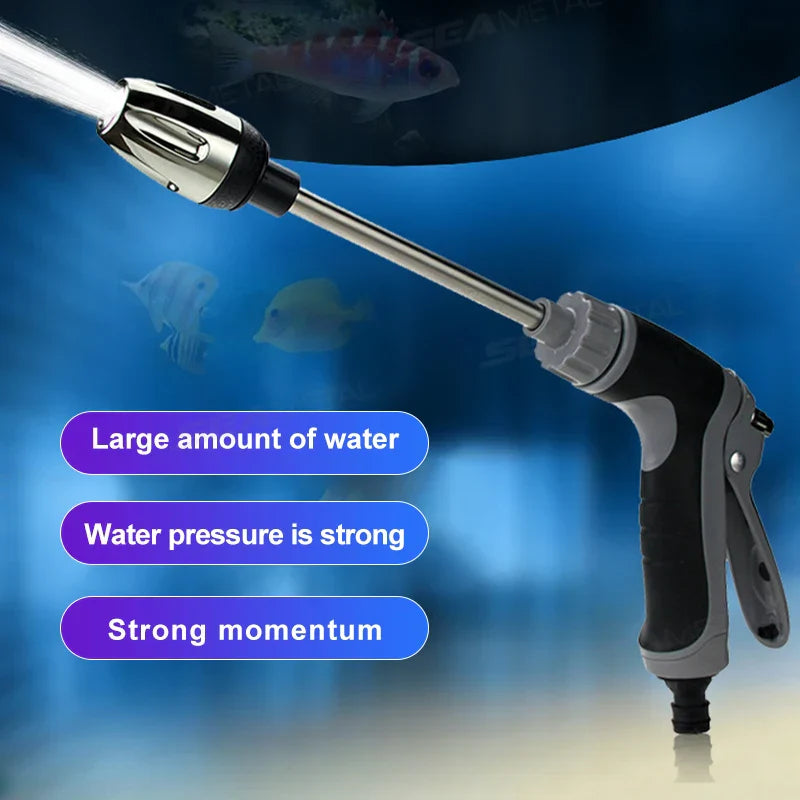 High Pressure Car Wash Gun Adjustable Foam Sprayer Black-1