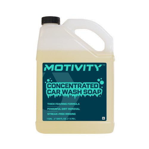 MOTIVITY Car Wash Soap, Concentrated, Works with Foam Cannon, Foam Gun, or Pressure Washer – 1 Gallon Motivity-0